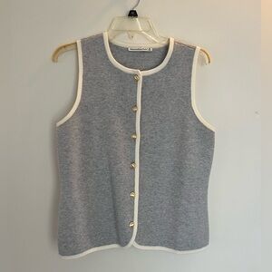 Gray Sleeveless Abercrombie vest